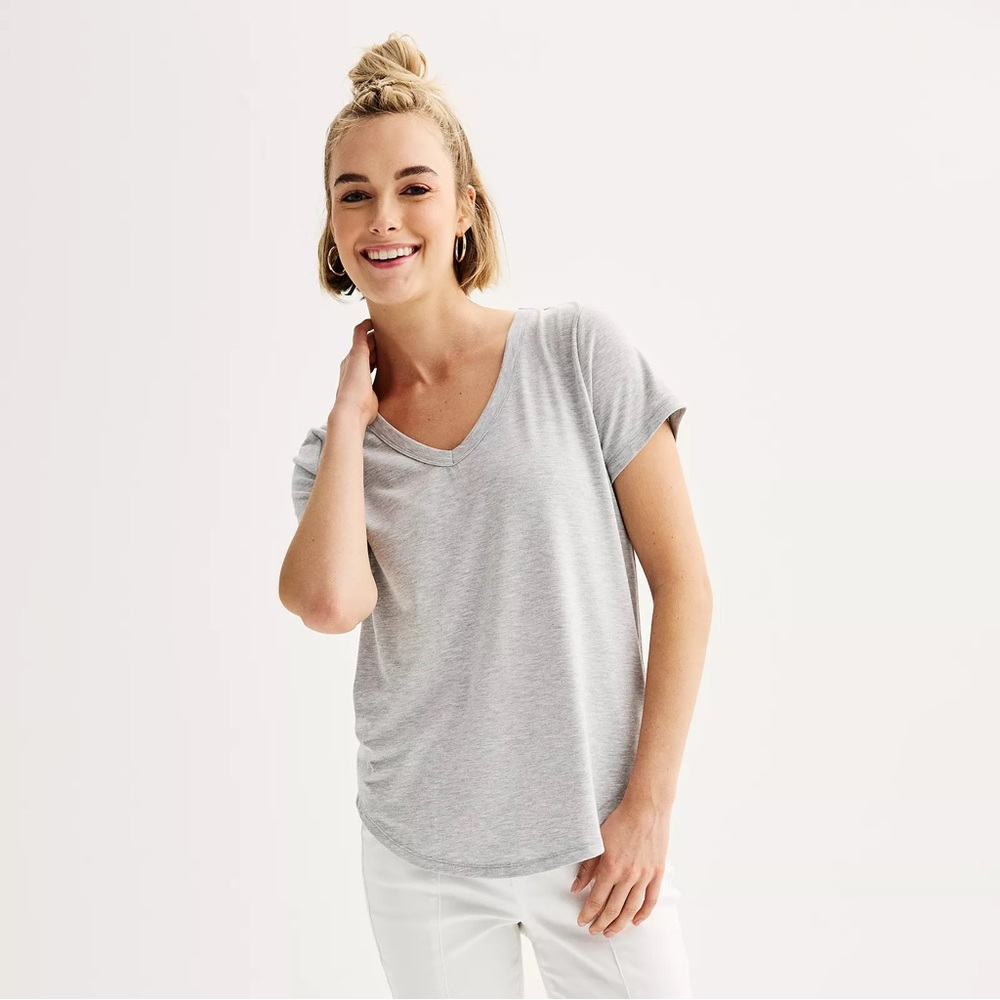 FREE W/ $10+ Purchase: SO Juniors' Short Sleeve V-Neck Tee